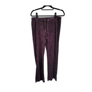 Velour Eddie Bauer Velvet Pants Y2K 00s VSCO Paris Hilton Brittany Spears SZ M
